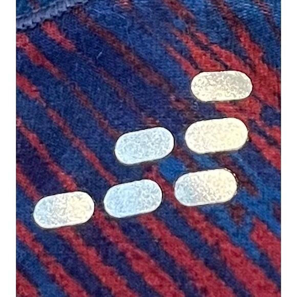 BCG HIGH-RISE FULL-LENGTH LEGGINGS, WOMENS, L, RED & NAVY BLUE ABSTRACT PATTERN - Picture 7 of 8